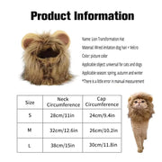 Lion Head Cat Hat For Photos