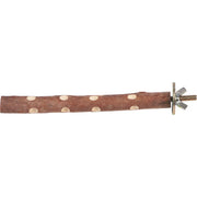 Natural Wood Bird Perch Stand