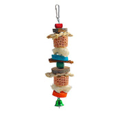 Natural Wood Parrot Chew Toy