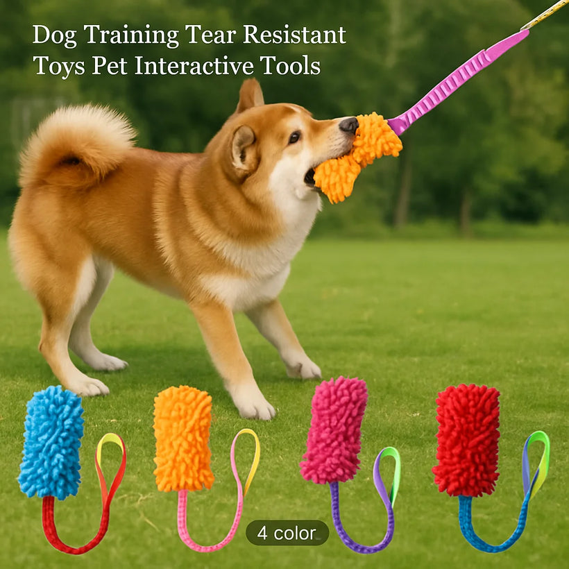 Plush Rope Tug Toy For Dogs