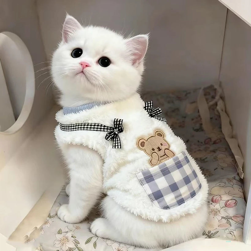 Sleeveless Fleece Vest For Small Pets