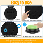Recordable Pet Training Button Light Set