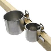 Clip-On Stainless Bird Feeding Bowl