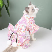 Japanese Kimono Outfit For Cats Dogs