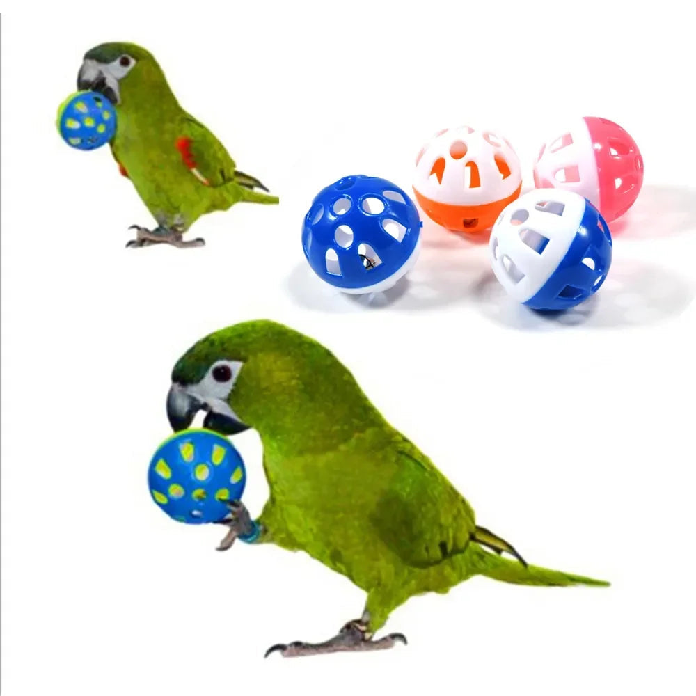 Ten Piece Parrot Bell Balls