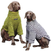 Striped Turtleneck Sweater For Medium Dogs