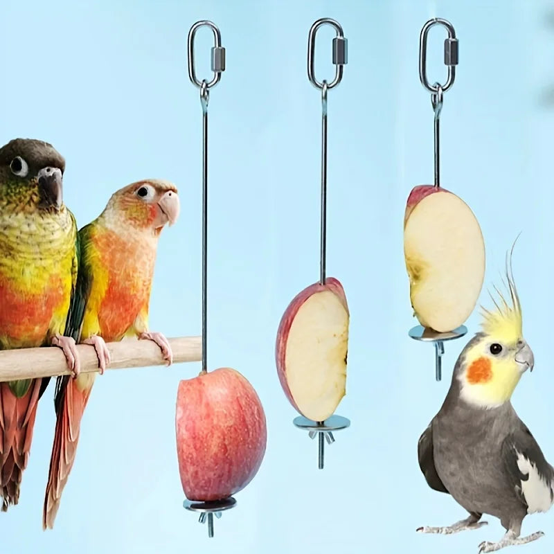 Stainless Bird Fruit Feeding Fork