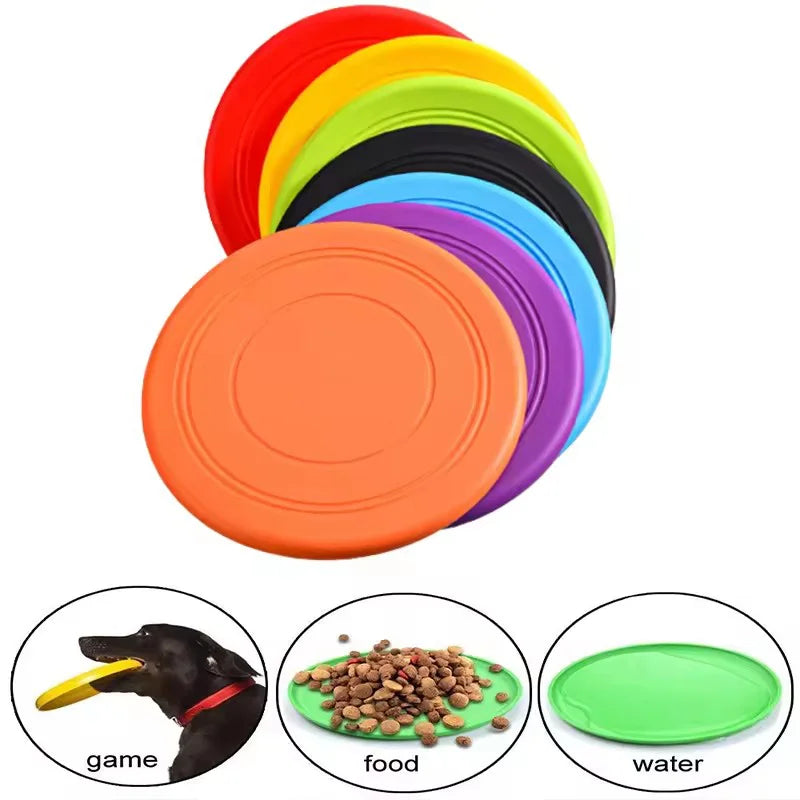 Soft Rubber Frisbee For Dog Training