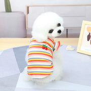 Ruffle Striped Party Dress For Pets