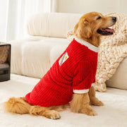 Warm Fleece Hoodie For Big Dogs