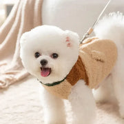 Brown Winter Cardigan For Teddy Dogs