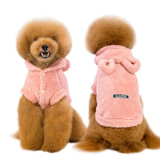 Warm Pink Jacket For Small Pets