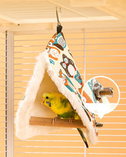 Plush Parrot Hammock Nest Bed