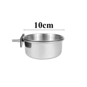 Stainless Steel Parrot Feeder Cup