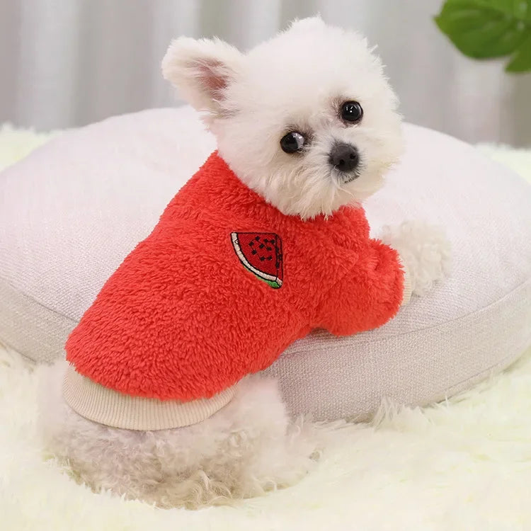 Cozy Printed Hoodie For Small Pets