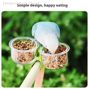 Clip-On Parrot Food Water Bowl